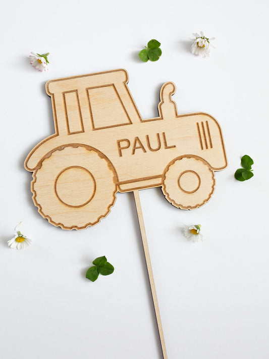 Cake Topper Traktor